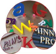 Wall Letters of many kinds